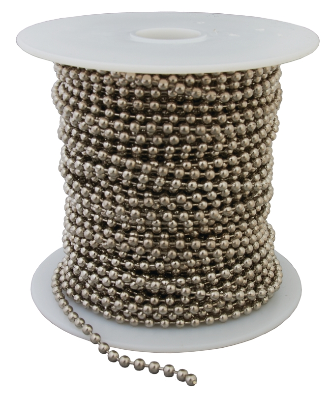 BEADED CHAIN SS #6 100FT      