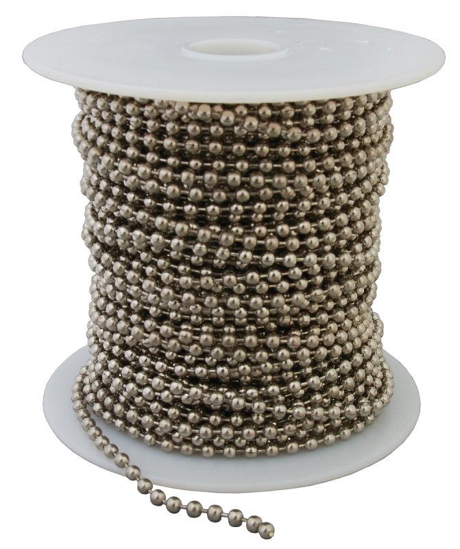 [3257219] BEADED CHAIN SS #6 100FT      