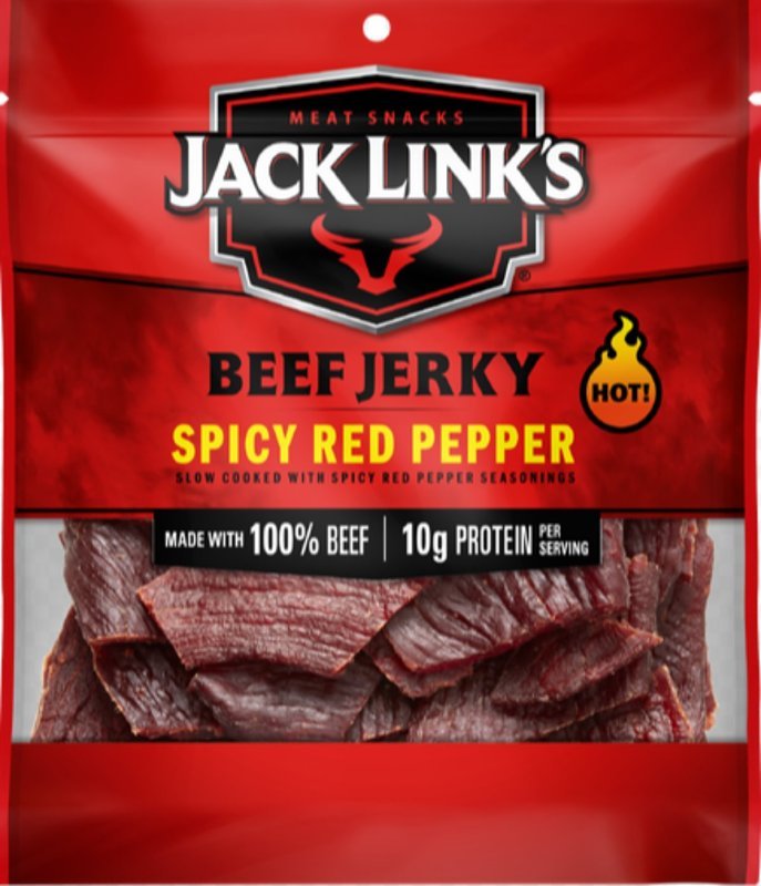 BEEF JERKY SPCY RED PPR 2.85OZ