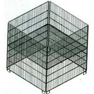 BIN DUMP DSPL GRID SLVR 2X2FT 
