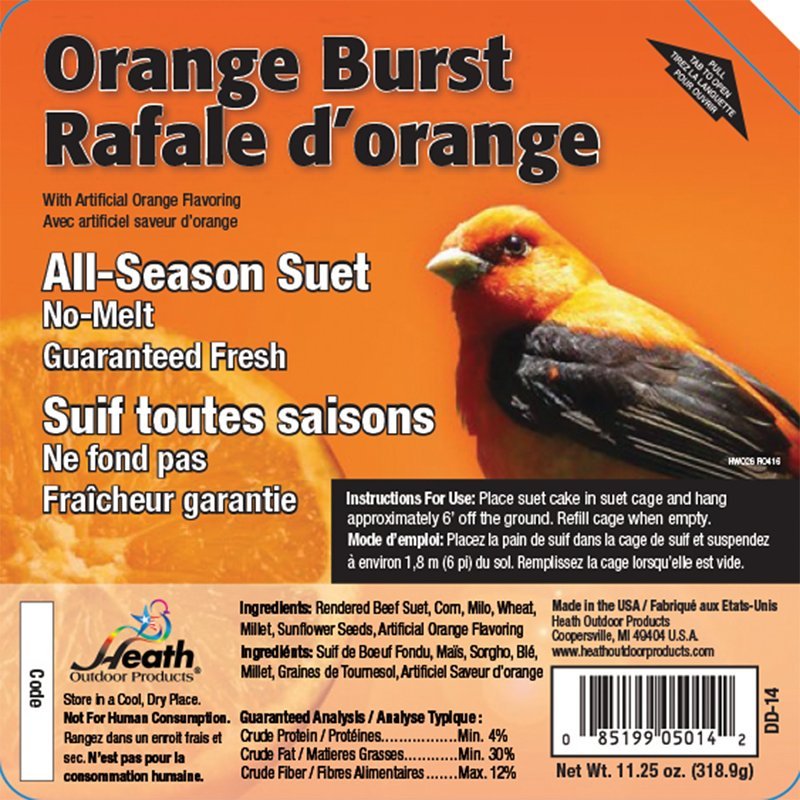 BIRDFOOD BURST SUET CAKE ORG  