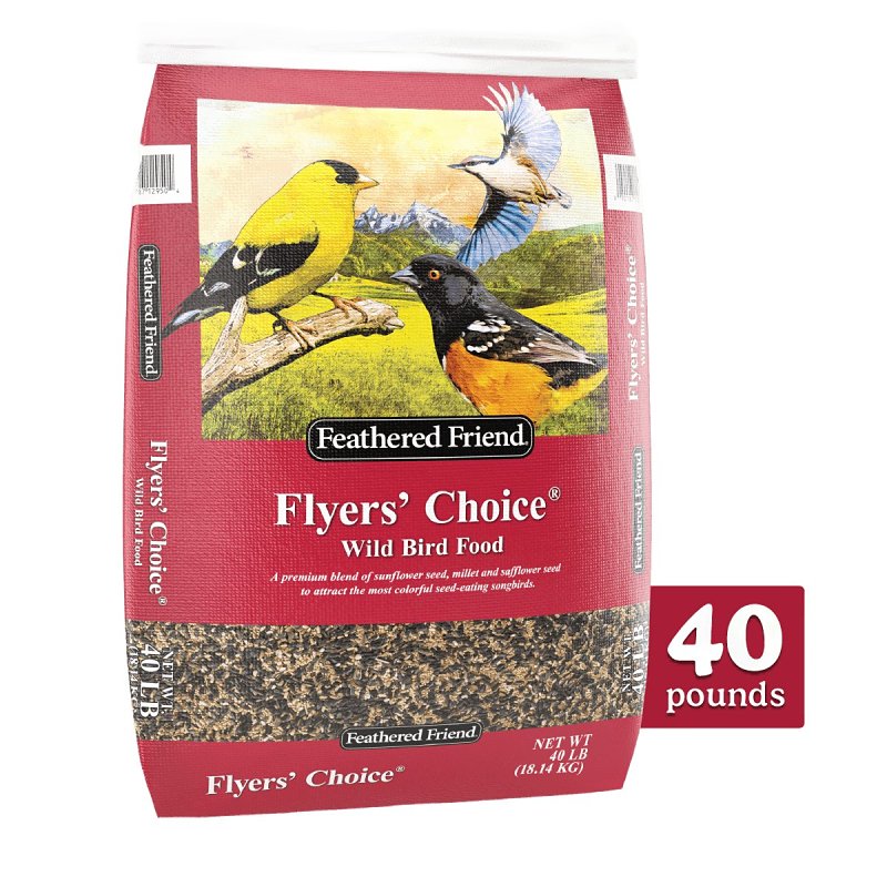 BIRDFOOD FLYERS FEATHERED 40LB