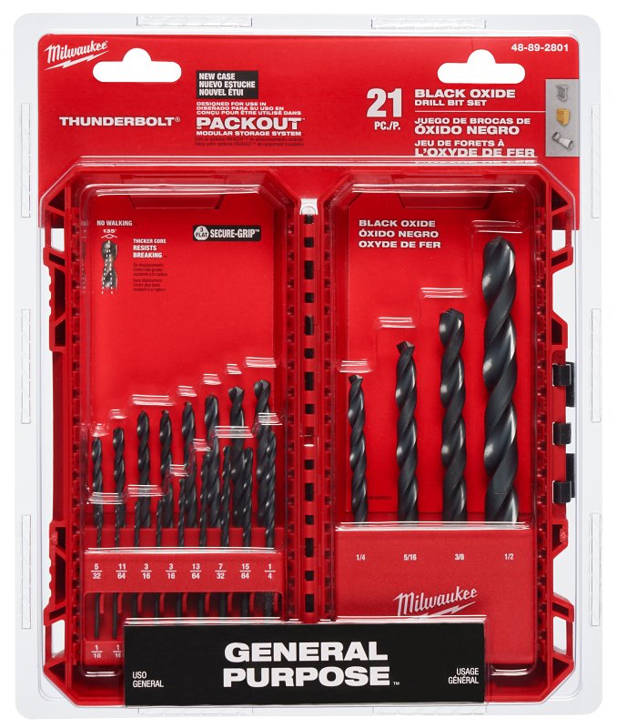 BIT DRILL BL OX TBOLT SET 21PC