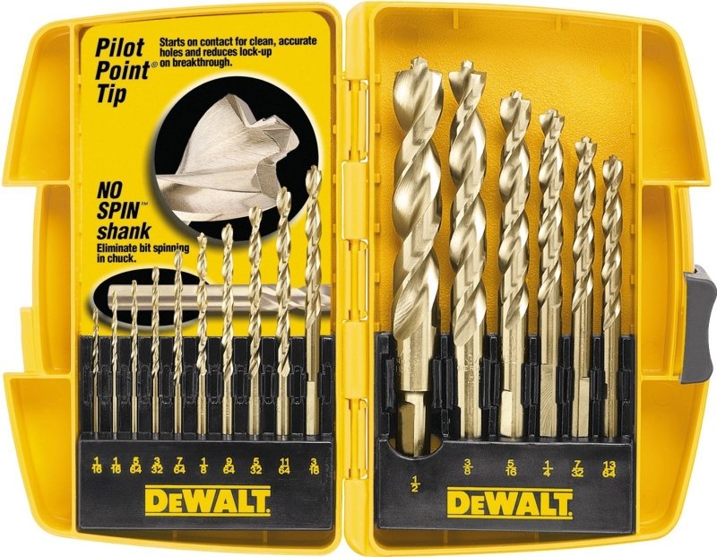 BIT DRILL PILOT POINT SET 16PC