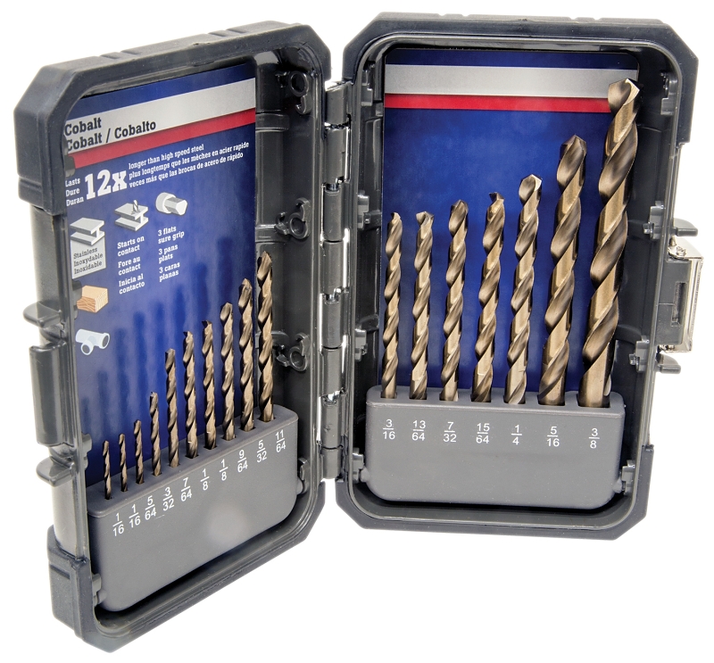 BIT DRILL PVB COBALT SET 17PC 