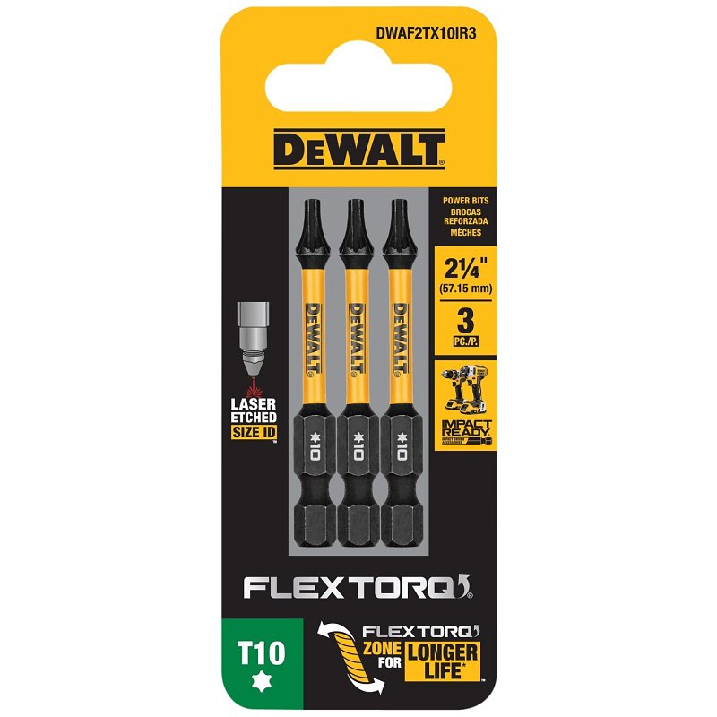 BIT DRIVER TORX T10 2.25X1/4IN