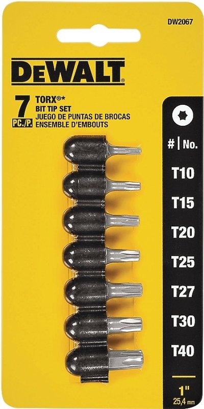 BIT INSERT TORX SET 7PC       