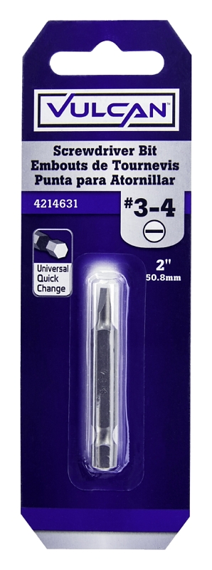 BIT SCRWDRV SLOT NO3-4 2IN    