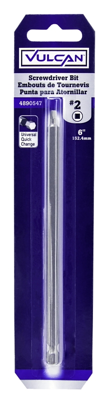 BIT SCRWDRV SQUARE NO2 6IN    
