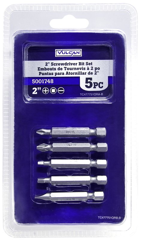 BIT SET SCREWDRIVER 5PC       