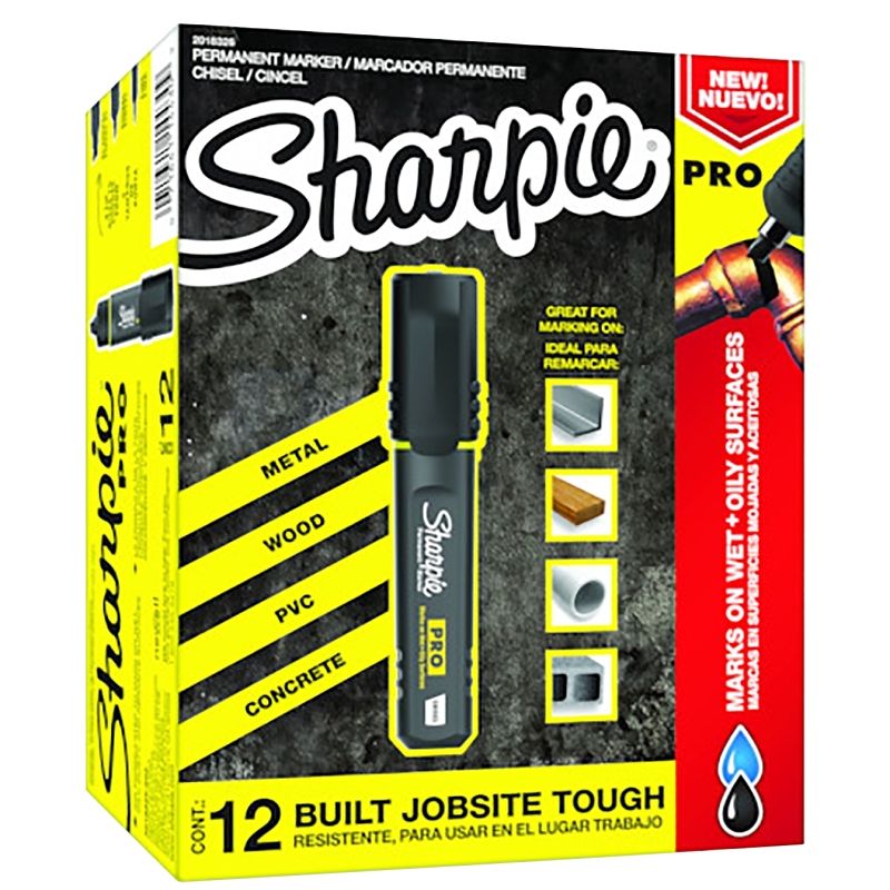 BLACK SHARPIE 12 PACK         