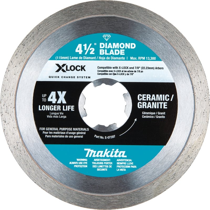 BLADE DIAMOND CONT RIM 4-1/2IN