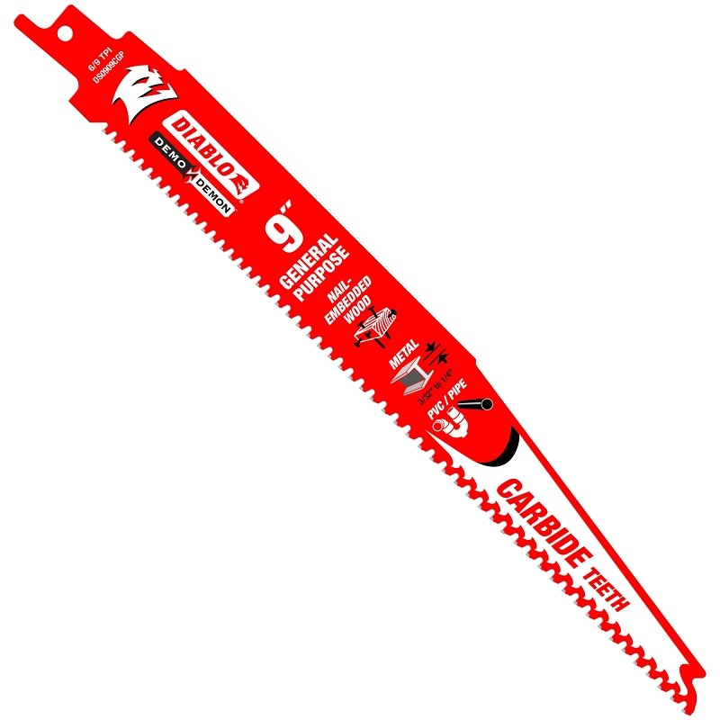 BLADE RECIP CARBIDE TIP 9IN   