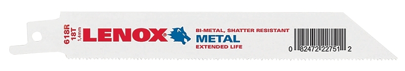 BLADE RECIP SAW 50PK 6IN 18TPI