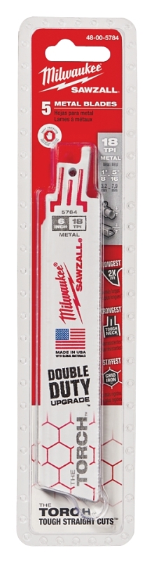 BLADE RECIP SAW 6IN 18TPI     