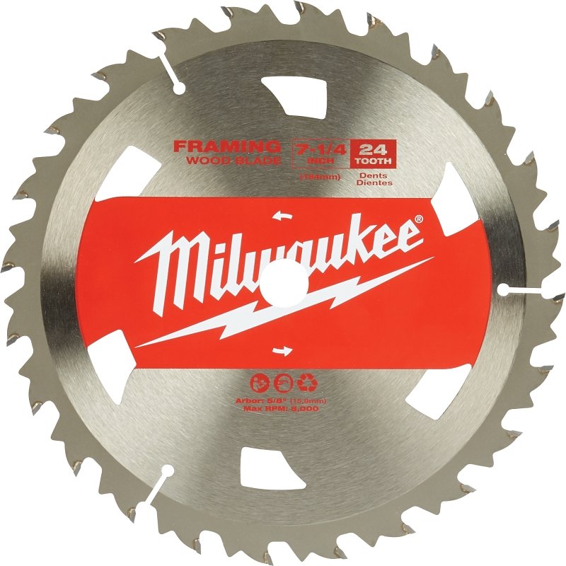 BLADE SAW CIR FRMG 24T 7-1/4IN