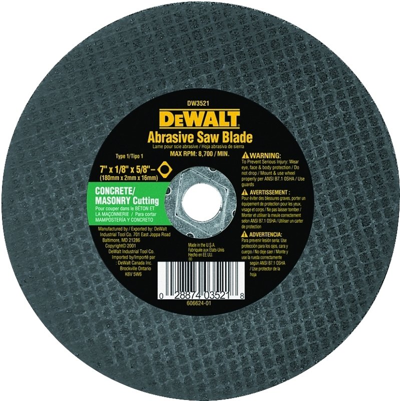 BLADE SAW CIRCULAR MASONRY 7IN