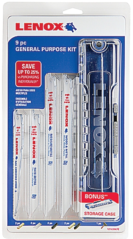 BLD SAW RECIP KIT PLB/ELEC 9PC