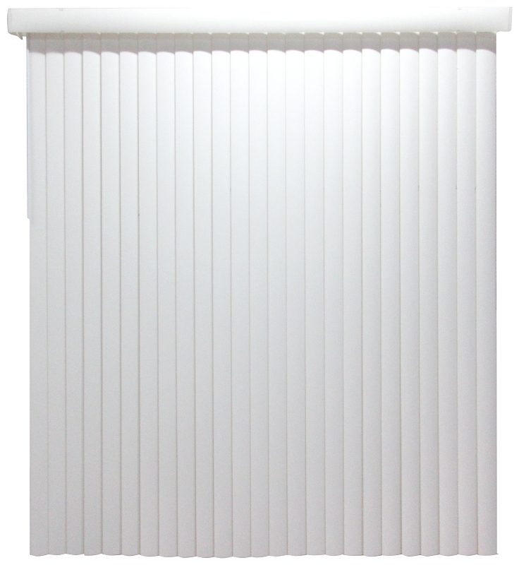 BLIND VERT VINYL WHITE 78X84IN