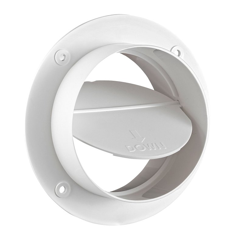 BLOCK DRAFT INLINE DAMPER 4IN 