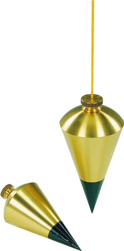 [1377175] BOB PLUMB CONE SLD BRASS 8 OZ 