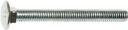 BOLT CARRIAGE ZINC 1/4X2-1/2  
