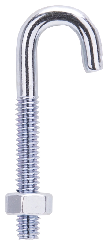 BOLT J-HOOK 1/4X2-5/16IN ZINC 