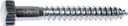 BOLT LAG HEX ZINC 5/16X3      