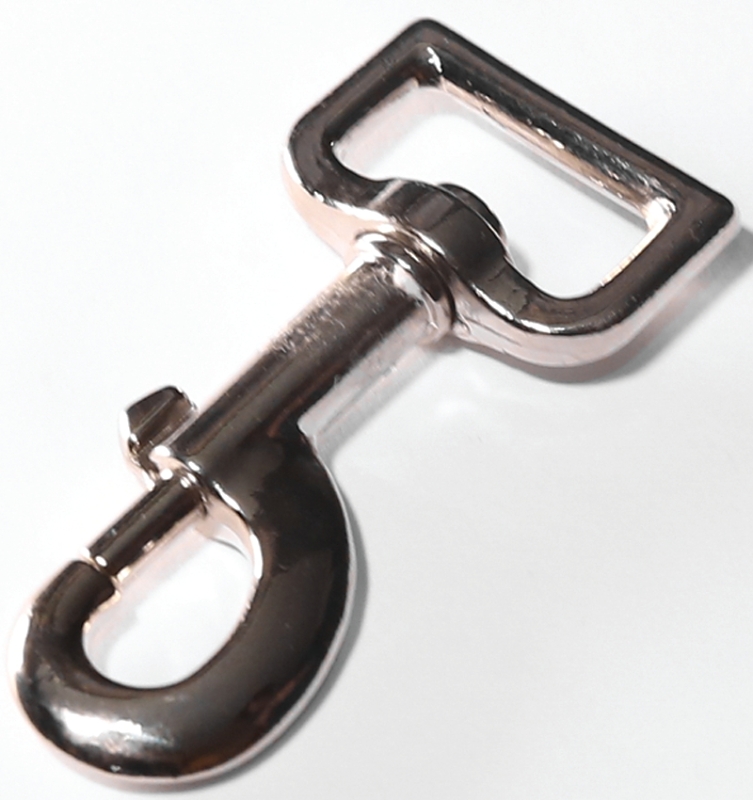 BOLT SNAP NICKEL SWIVEL 3-3/16