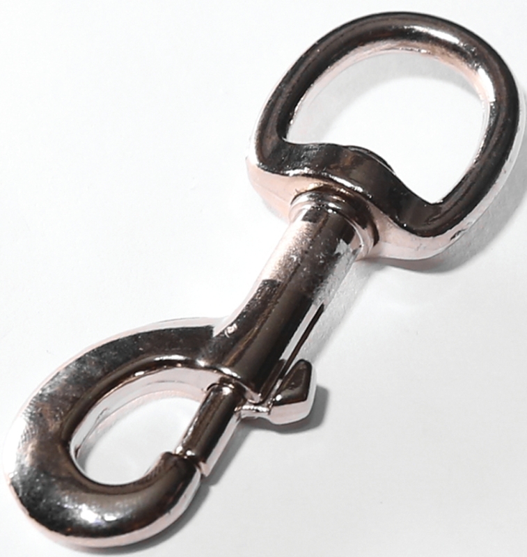 BOLT SNAP ZINC RNDEYE SWVL 5/8