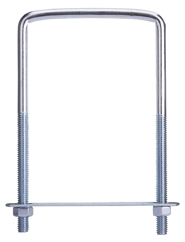 BOLT U SQUARE 3/8X4X7IN STEEL 