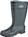 BOOT PVC PLN TOE 16IN BLACK 6 