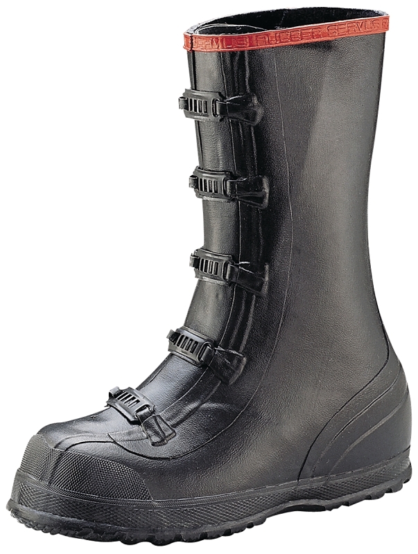 BOOT WORK OVER 5-BUCKLE BLK 14