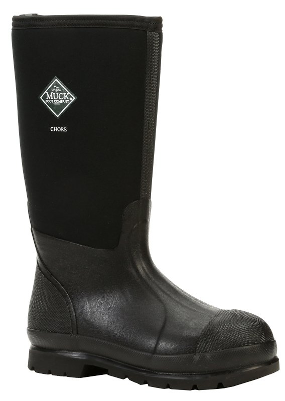 BOOTS RBBR WTPRF LTWT BLK SZ 8
