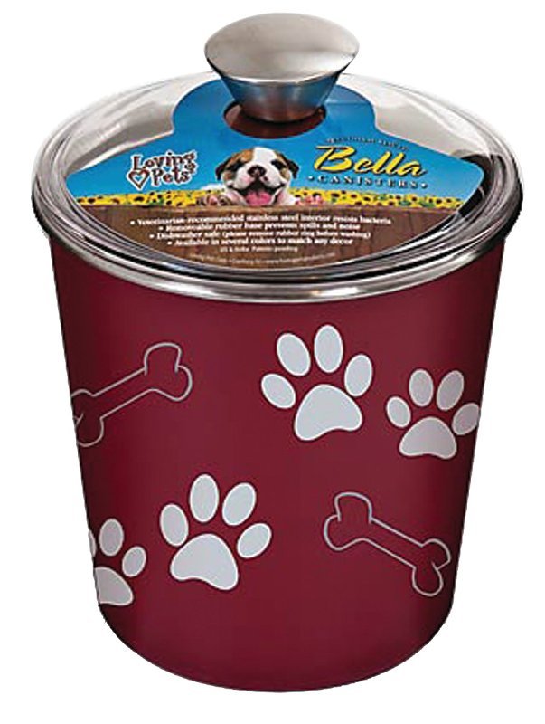 BOWL CANISTER MERLOT          