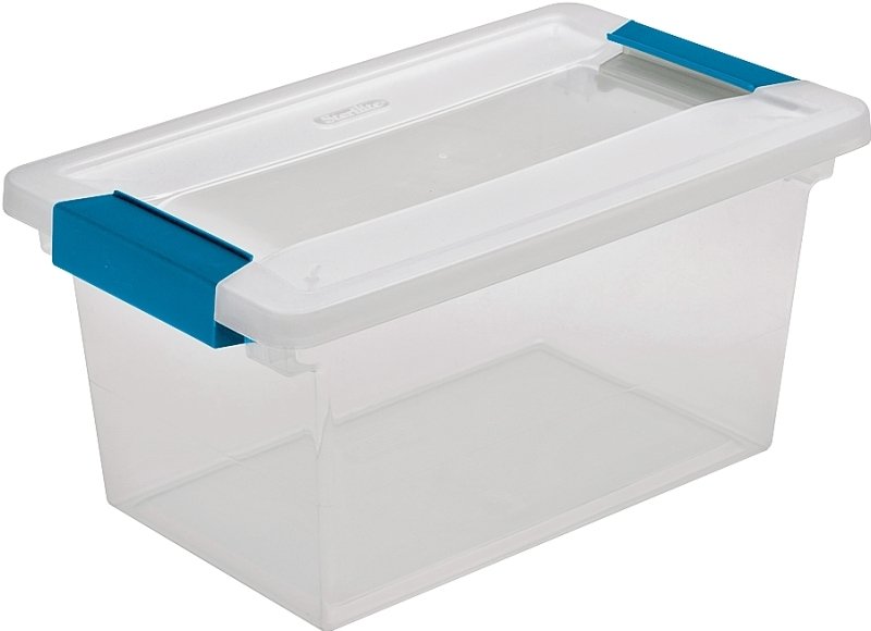 [2340974] BOX CLIP MEDIUM CLEAR         