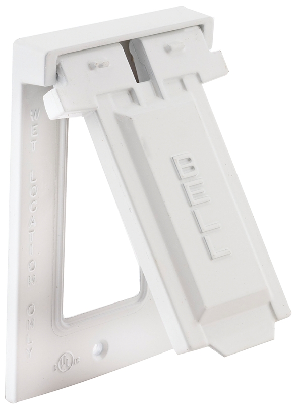 BOX COVER ELEC GFCI VERT 2X3IN