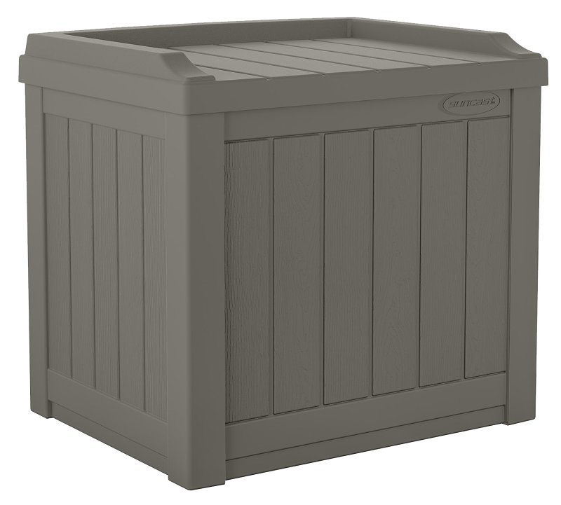 BOX DECK SEAT RESIN GRAY 22GAL