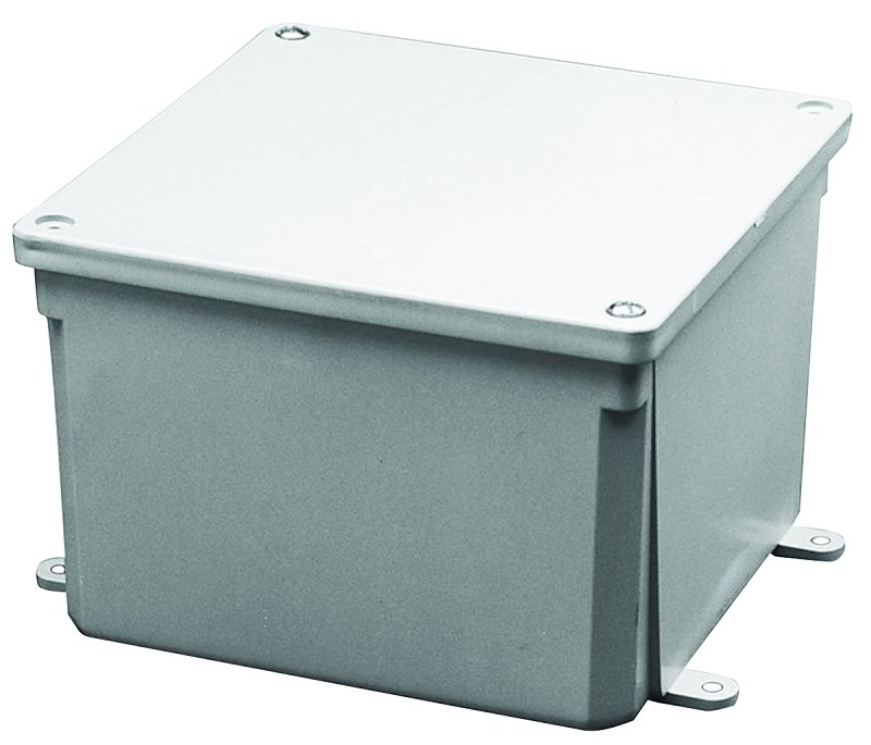 BOX JUNCTION PVC DIR BRL 4X4X2