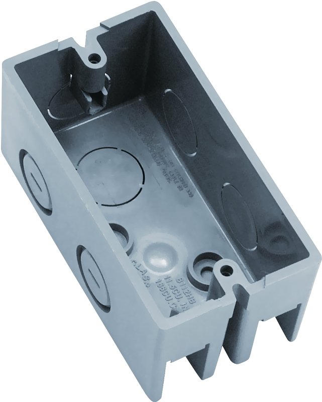 BOX OUTLET PVC 1GANG HANDY BOX