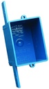 BOX OUTLET PVC 1GNG ENT NEW/IN