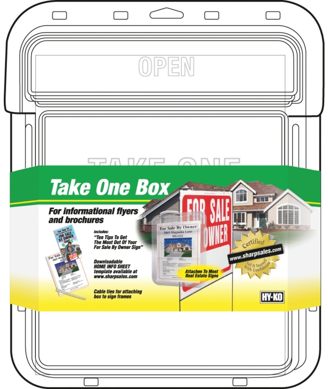BOX TAKE ONE PVC 10-1/2X15IN  