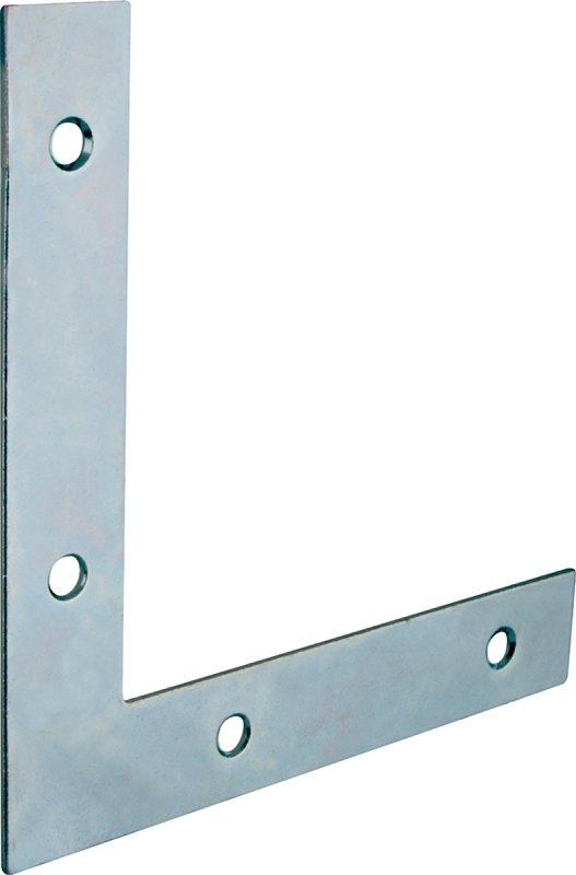BRACE CORNER FLT STL 4-5/8 ZNC