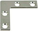 BRACE CORNER FLT STL1.5X3/8 ZN