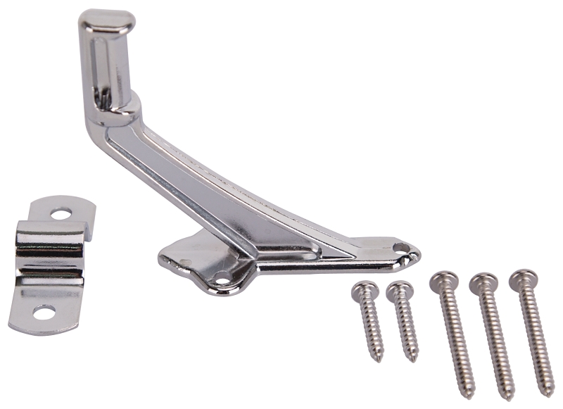 BRACKET HANDRAIL ZINC BRT CHRM