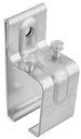 BRACKET RAIL BARN DOOR GALV   