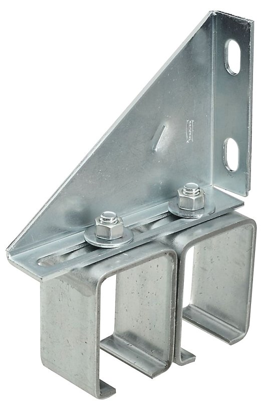 [4208989] BRACKET RAIL BARN DOOR GALV   