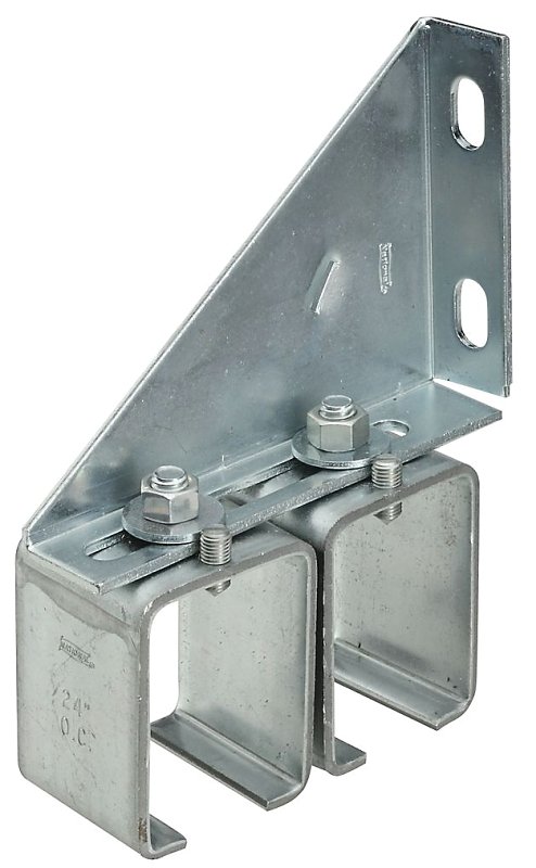 [6494165] BRACKET RAIL BARN DOOR GALV   