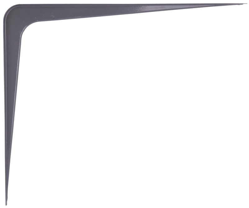BRACKET SHELF 12INX14IN GRAY  