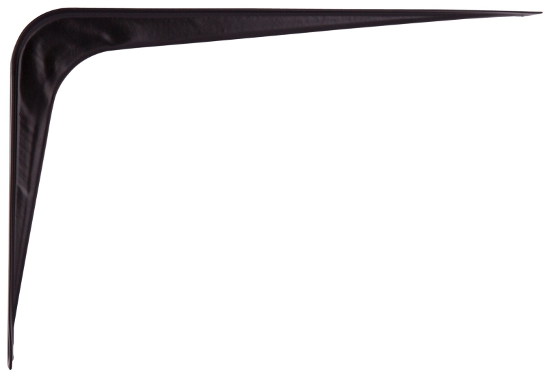 BRACKET SHELF BLACK 6X8IN     